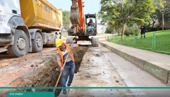 Bursa'da kış öncesi harekete geçildi! O mahallede 400 metrelik çalışma başladı (Foto Galeri)