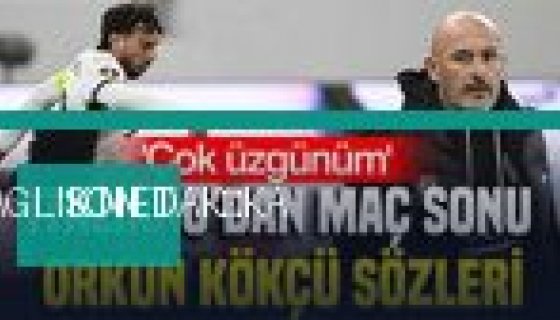Vincenzo Italiano'dan galibiyet sonrası Orkun Kökçü sözleri: 'Çok üzgünüm' (Foto Galeri)
