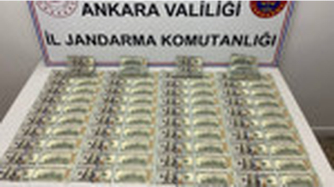 Ankara'da sahte dolar operasyonu: On binlerce sahte banknot ele geçirildi